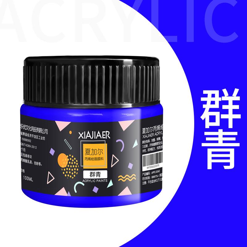 1pcs Art Acrylic Pigment 100ml 38 Colors In Jar,Doodle,DIY,Can Be Used For Wall,Stone,Textile Painting Art Supplies