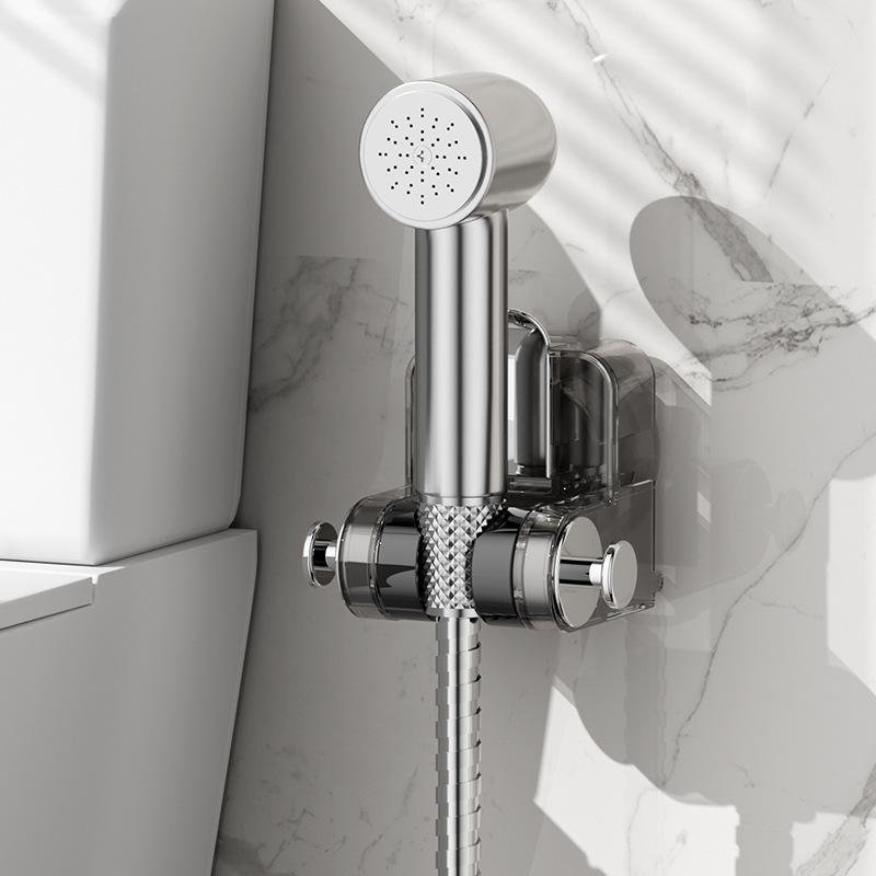 Suction Cup Shower Bracket Household Shower Holder Fixed Artifact No Punching Shower Base Children's Movable Adjustment