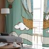 Vintage Heißluftballons Tüll Vorhänge für Wohnzimmer Sheer Vorhang Schlafzimmer Schleier Organza Dekorative Fenster Behandlungen