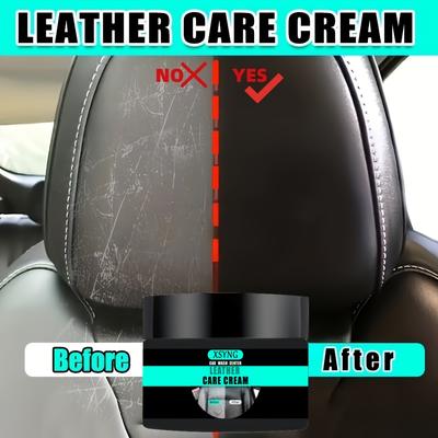 Car Genuine Leather Seat Maintenance Cream Interior Renovation, Leather Bag and Leather Clothing Maintenance and Care,cleaning and Maintenance Coating
