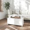 Coffee Tables Coffee Table White 90X50x41.5 Cm Engineered Wood
