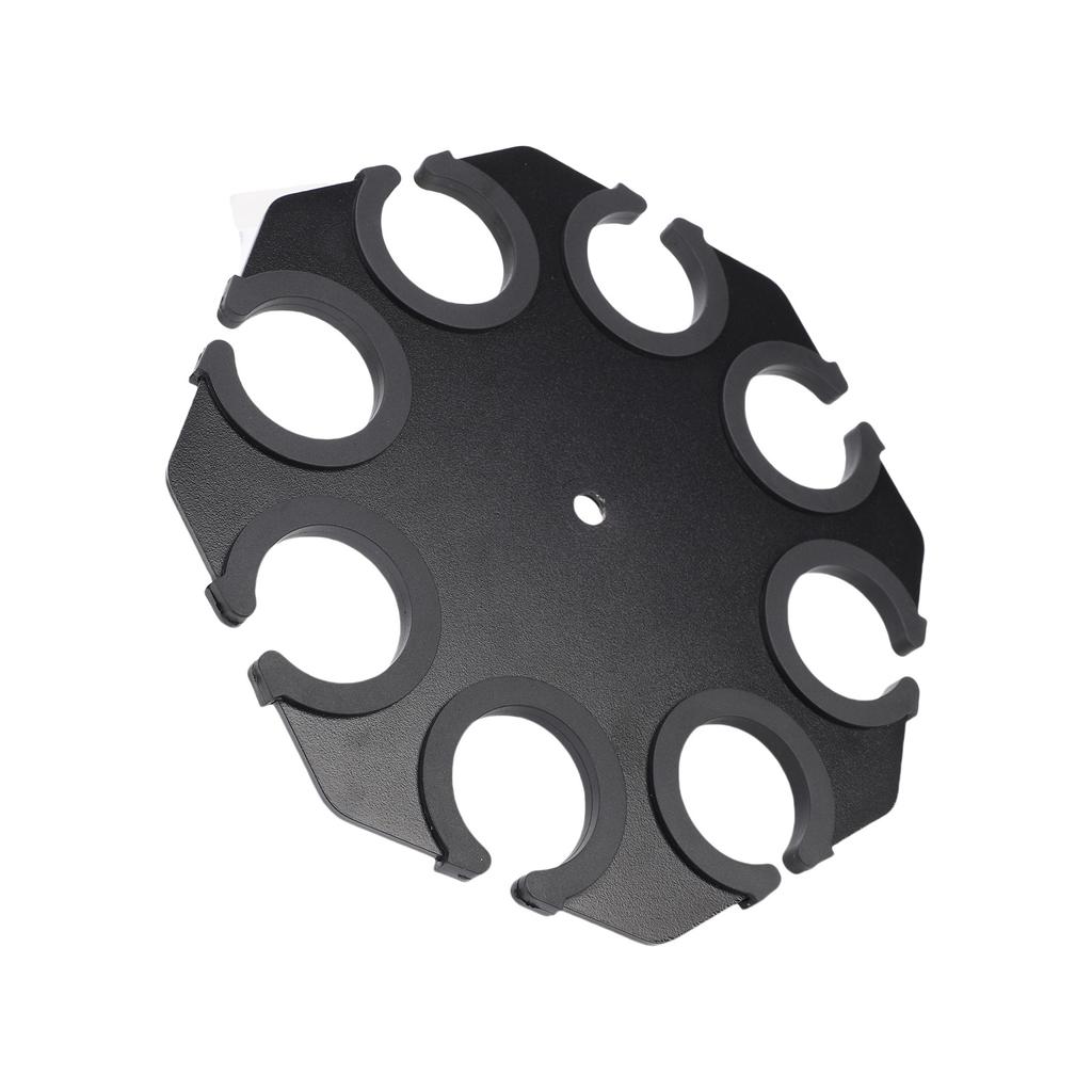 Microphone Holder Stand with Holes Silicone Lined for Easy Storage Mic Storage Rack Carbon Steel Handheld Mic Rack for
