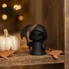 Odolná 3D tištěná ozdoba, Tištěná figurka ducha, Roztomilá stolní ozdoba, Mini dlouhotrvající dekorativní předmět, Socha Halloweenského Smrťáka do kanceláře