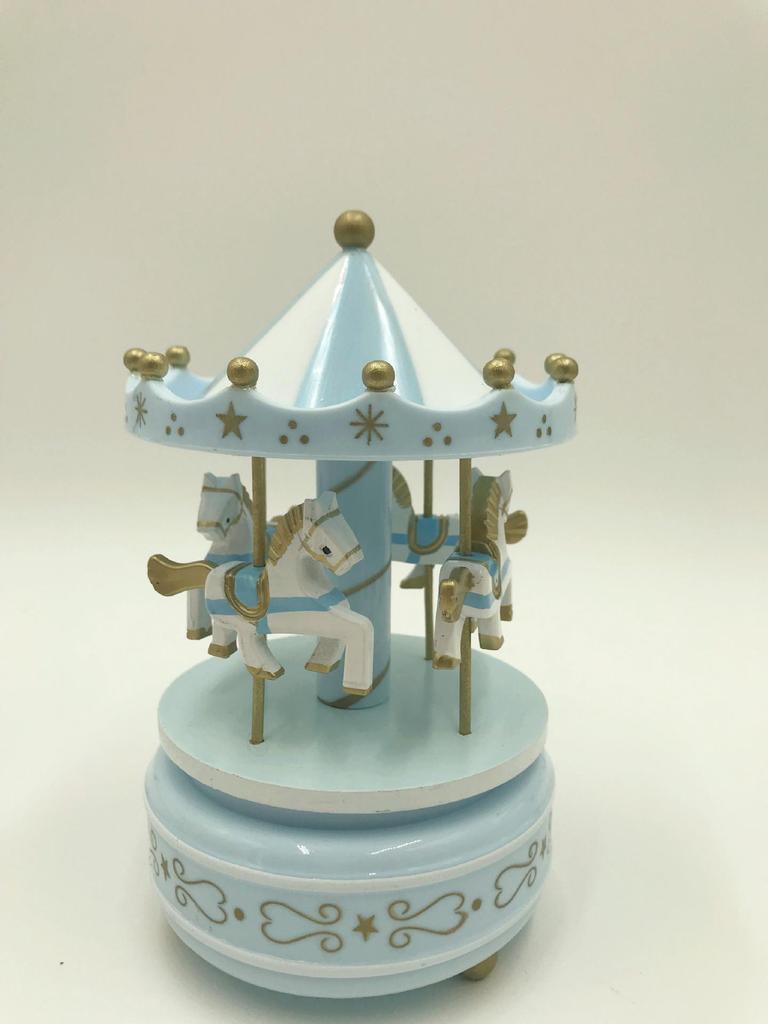 Music Box Carousel Birthday Cake & Christmas Decoration Gift