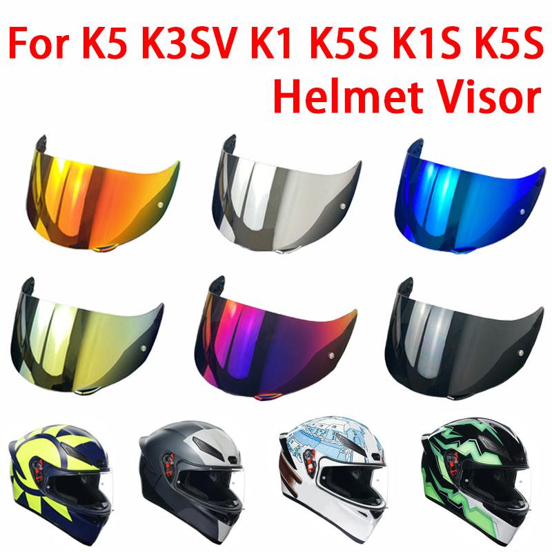 K5 K5S K5-S K3SV K1 K1S Scudo Casco Moto per AGV Visiera Casco Moto Visiera K3SV Visiera Casco Protezione UV