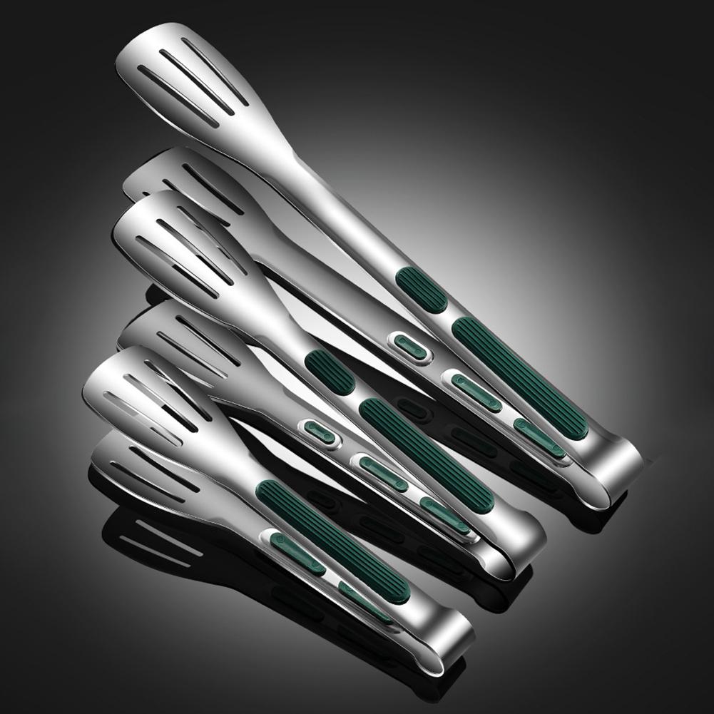 Stainless Steel Barbecue Tools 3 Piece Tongs Set for Food Handling