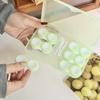 Transparent Fresh Portable Contact Lens Case Color Retro Morandi Companion Box Six Pairs Nursing Contact Lens Storage Box