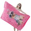 Fashionable Pattern Ultra-fine Fiber Polyester Printed Adult Beach Towel, Soft and Absorbent Large Bath Towel