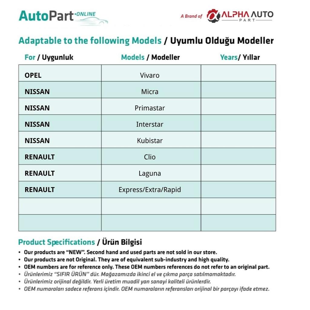 Mudguard Signal for Renault Clio, Nissan Micra-YELLOW-2 Pieces