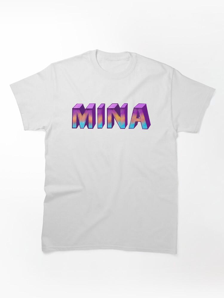 Mina the Hollower Top 10 best personalised gifts 2022 - Mina version2 - personalised,personalized custom name in ombre Classic Unisex T-Shirt
