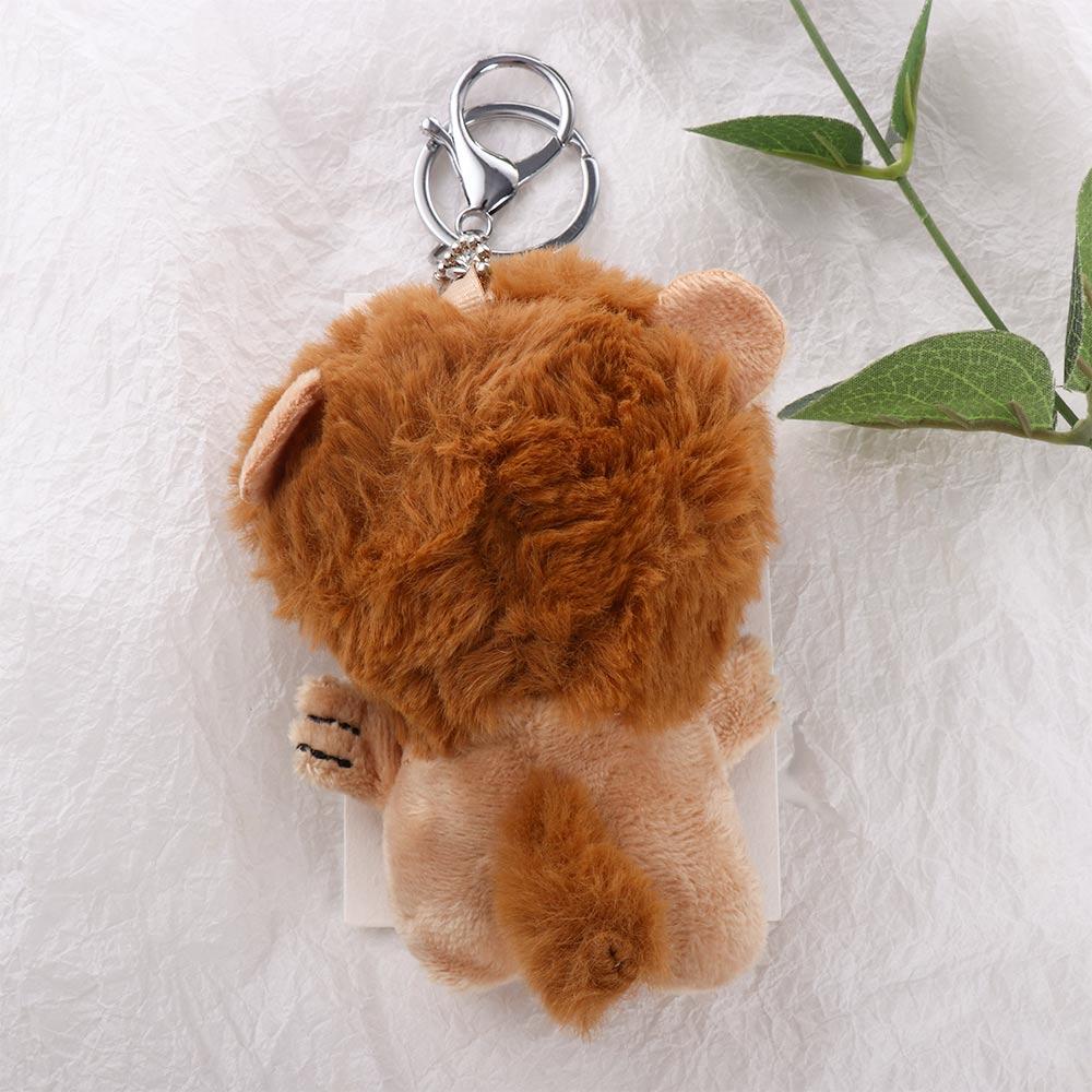 Toy Luggage Plush Toy Animal Doll Plush Pendant Lion Keyring Lion Plush Keychain Lion Plush Doll