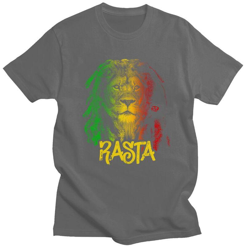 Custom Jamaica Flag Rasta T Shirts Unisex Pure Cotton Tees Jamaican Pride Tshirts T-shirt