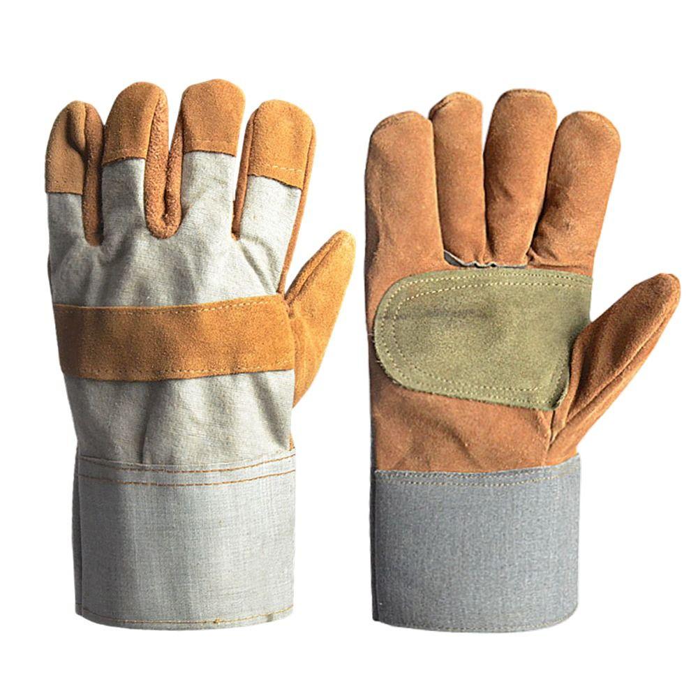 Non-Slip Cowhide Welding Gloves Wear-resistant Welder Work Gloves Safety Gloves  Safety Protection B
