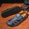 Fashion New Outdoor Sandals Anti-collision Toe Man Summer Shoes New Arrival Mens Hollow Out Flats Leisure Walk Sandals Wading Aqua Shoes