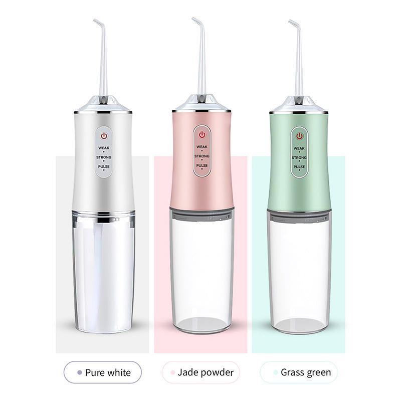 Portable Electric Teeth Cleaning and Water Flosser Device for Home Use