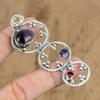 Natural Star Amethyst Gemstone Jewelry 925 Sterling Silver Pendant For Girls