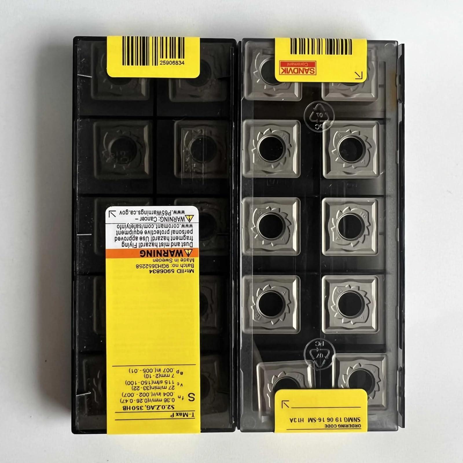 

Original Sandvik / SNMG190616-SM H13A / CNC lathe carbide blade 10 PCS