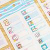 14Pcs Cartoon Animal Pattern Name Stickers Waterproof Tag Label Self-adhesive Scrapbook Decals School Stationery
