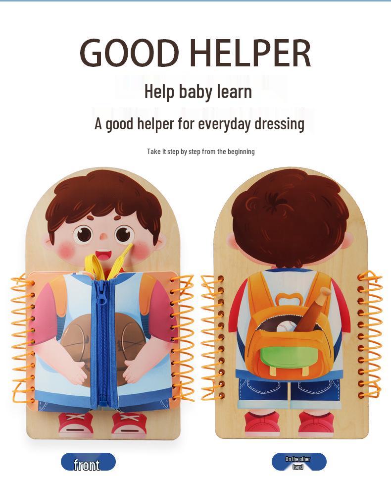 Busy Board: Multi-Layer Life Skills & Hand-Eye Coordination for Toddlers