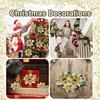 6-24 Stück 15cm Künstliche Weihnachtsblumen mit Clips Stielen, Weihnachtsbaumschmuck Glitzerblume für Girlande Neujahrsparty Dekoration