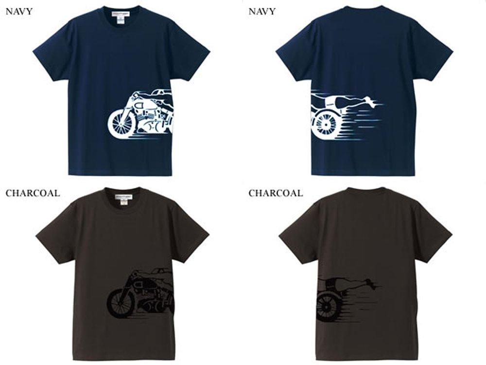 SPEED ADDICT Side Print T-shirt, S/S, GLAY, XXL Size