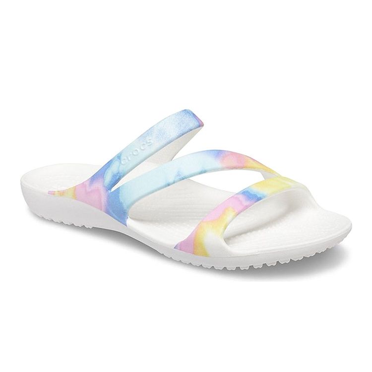 Crocs Swiftwater Casual Sandals Tie-Dye Women Sandals Multicolor 206894-928