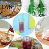 Mini Sphere Ice Tray Cube with Bin And Scoop, Small Round Space Saving Container Ball Mold for Coffee Drinks, Easy Release Stackable Silicone Freezer