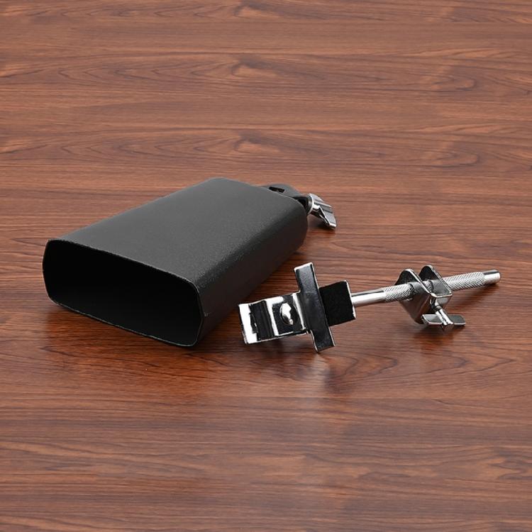 Metal Cowbell & Mount Holder Kit Hoop Mounted Cowbell Clamp Drum Hardware