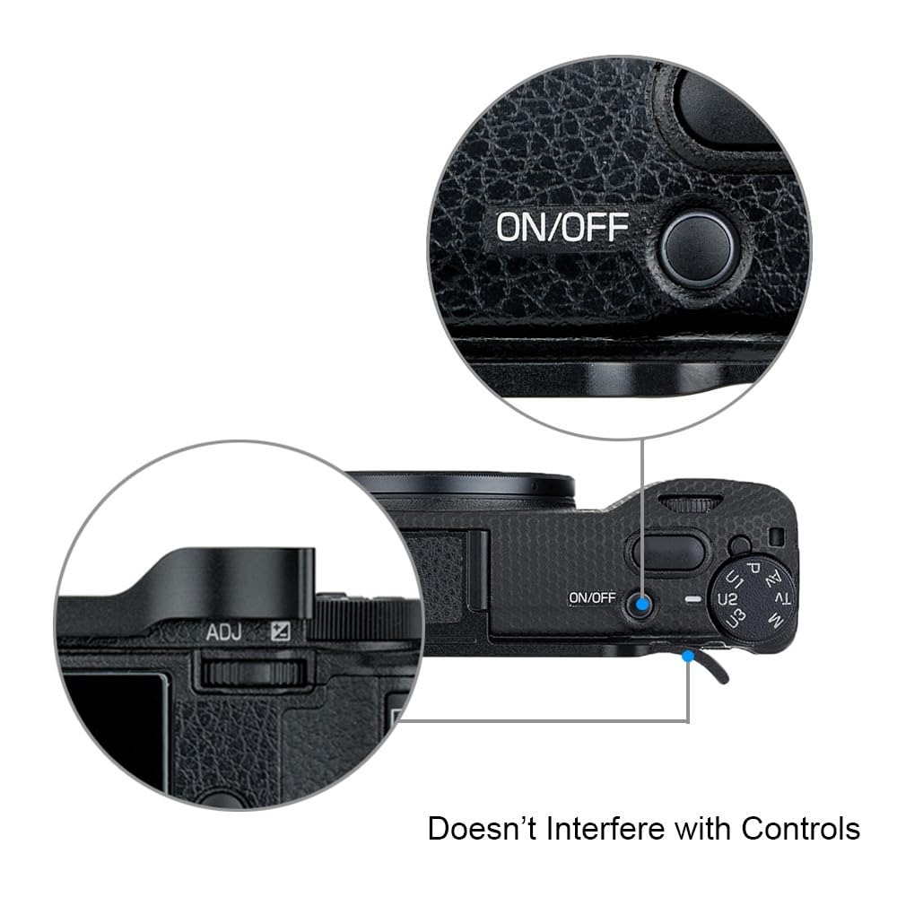 JJC Suport de deget metalic Suport de deget Ricoh Ricoh GR IIIx GR III GR3 GR III HDF GR3 HDF GR IIIx HDF GR3X HDF Pentru digital ușor de îmbunătățește ținerea camerei