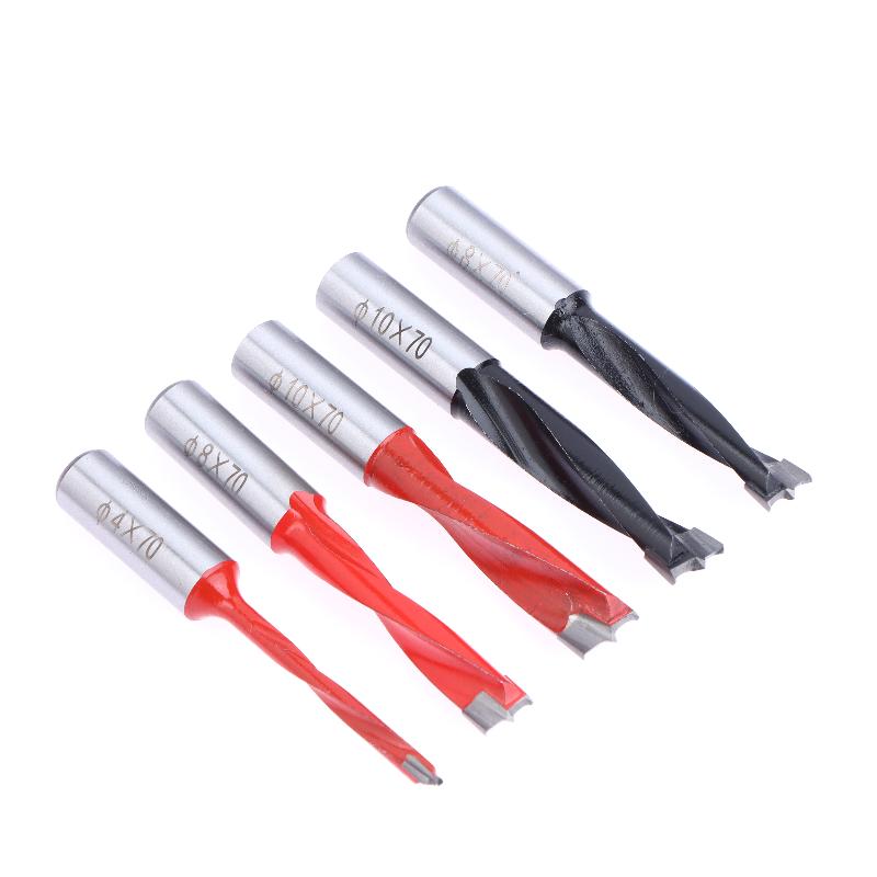 2 Flute Drill Bits 70Mm Length 10Mm Shank Left/Right Row Drill Carbide Hole Opener Wood Alloy Tool