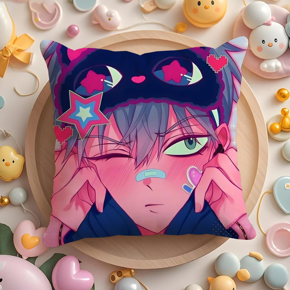 Alien Anime S-Stage Cushion Cover Home & Car Multi-Scene Pillow Cover - Reversible, Soft & Durable for Daily Use