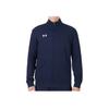 Under Armour Training Sports Knit Collar Logo Jacket Men Jackets Academy-Blue 21500437-408