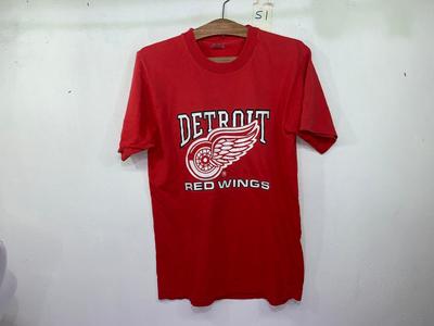 Camiseta Vintage del Equipo de Hockey sobre Hielo Detroit Red Wings de la Liga Nacional de Hockey y camiseta para niños Talla M