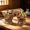 Vintage Brass Cute Koala Miniature Ornaments Table Tea Pet Statue Office Home Decoration Animal Collection Gifts