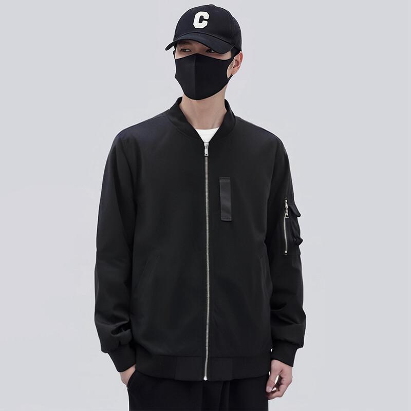 Men's New Versatile Flight Suit Jacket Slim Long-sleeved Outdoor Men's Casual Jacket Autumn Simple Baseball Suit