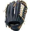 ZETT NeoStatus Hard Baseball Glove - Outfield - Right Hand Throw - Black/Pastel Brown - 8