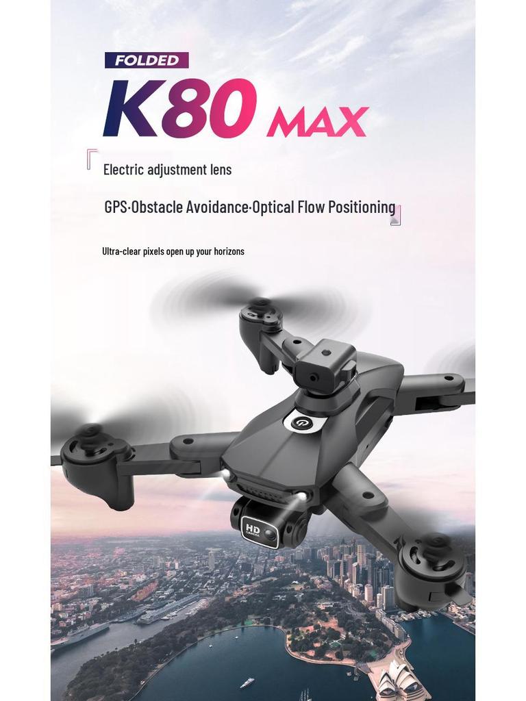 K80 HD Foldable GPS Drone with Optical Flow and Real-time Transmission
