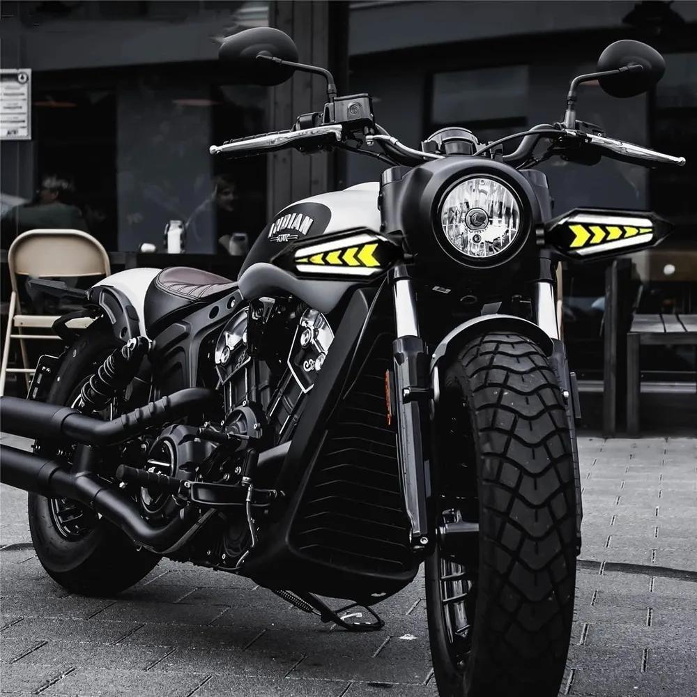 Motorcycle LED Turn Signal Lamp Sequential Flowing Flash Indicator Lights Running Light Arrows LED Motorcycle Turn Signals Lamp