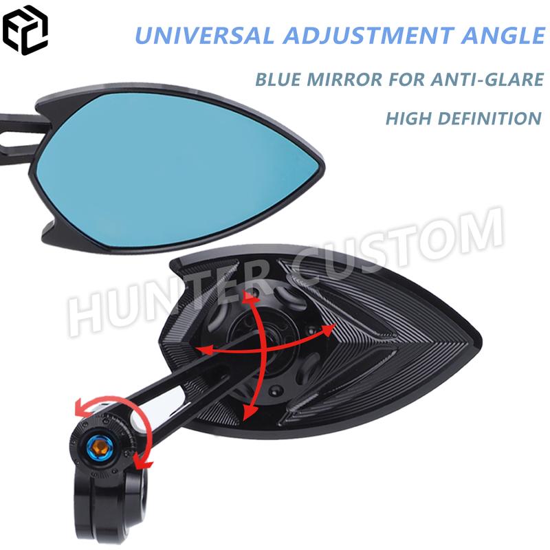 For MT07 Motorcycle Accessories Rearview Bar End Mirror For Yamaha MT09 MT10 MT03 XSR700 XSR900