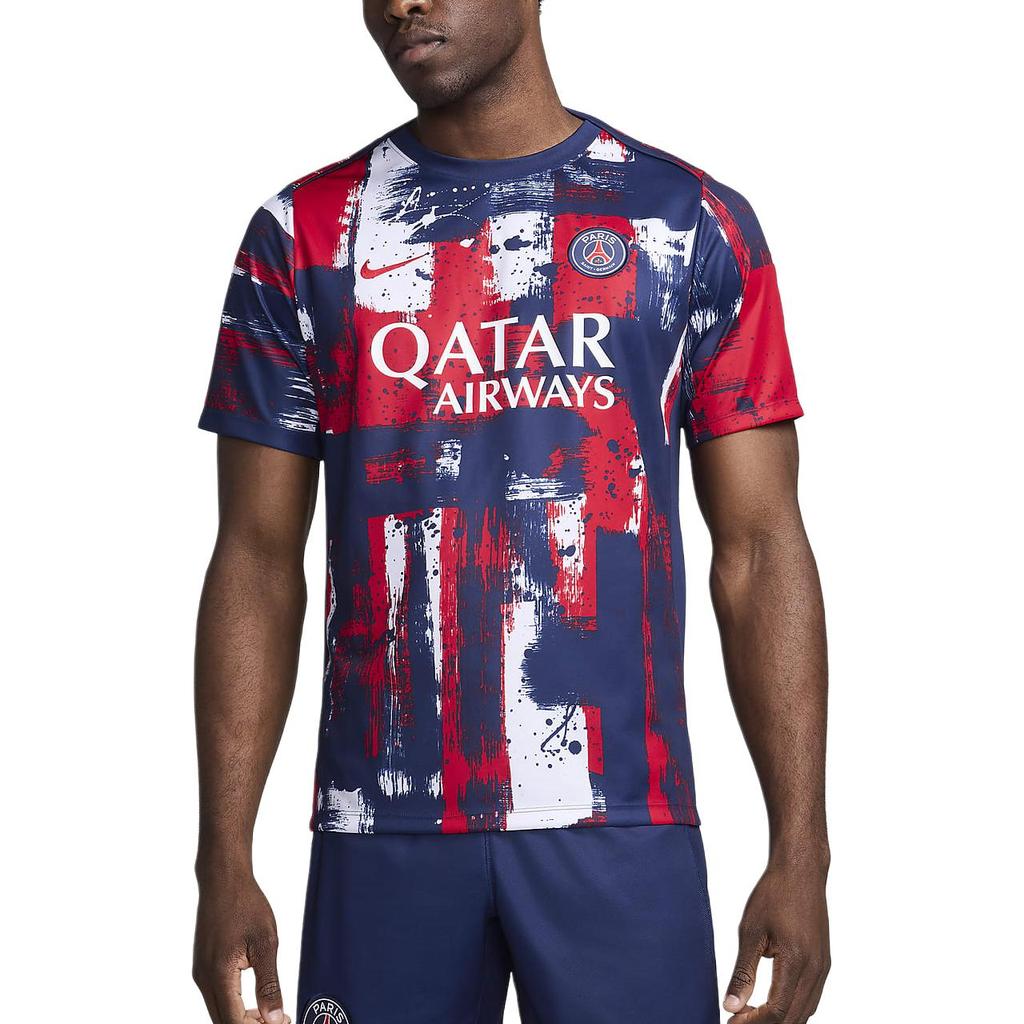 Nike Paris Saint Germain Academy Pro Casa Uomo Nike DriFIT Calcio Pre Partita Manica Corta Top FN9657-411