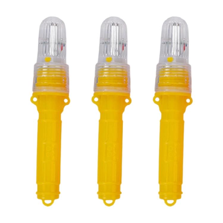 3pcs LED Fishing Lamp Marine Signal Light Positioning Flashing Light Fishing Net Warning Light