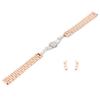 14mm Watch Band Stainless Steel Watch Strap Replacement Watch Band Strap AccessoryRose Gold