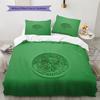 Celtic Football Club Muster Bettwäsche Steppdecke Set Heimdekoration Geschenk (1 Bettbezug + 2 Kissenbezüge (ohne Füllung)).xwn