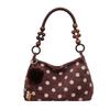 Underarm Bag - Simple Polka Dot Business Bag - Single Shoulder Bag
