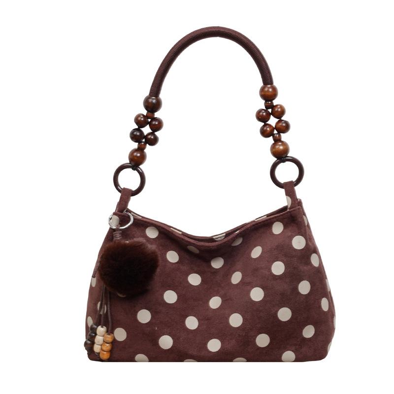 Underarm Bag - Simple Polka Dot Business Bag - Single Shoulder Bag