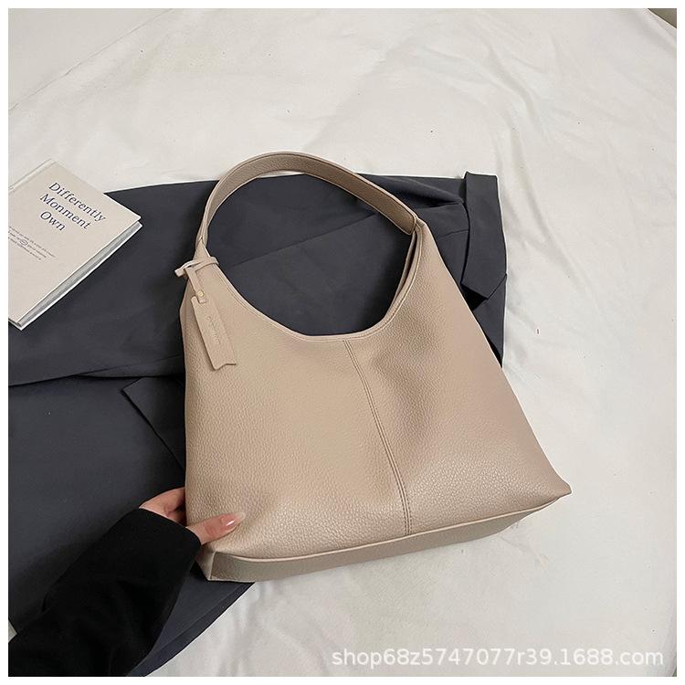 Foreign Order Commuting To Work Large Capacity Tote Bag Xiaohongshu Super Fire Sweet Spring Shoulder Bag Vegetable Basket Armpit Bag