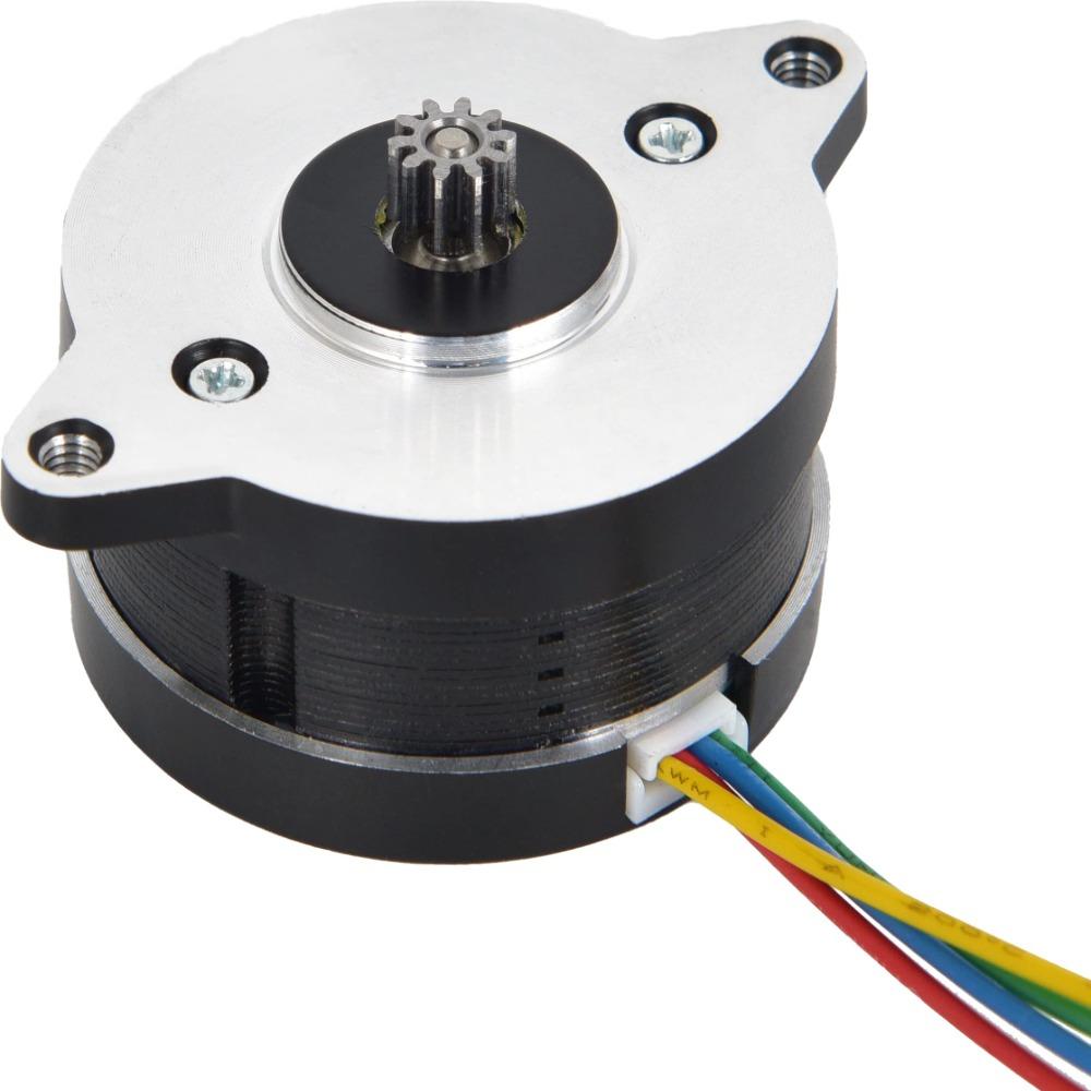 Black 3D Printer Stepper Motor Plastic Small Size Nema14 Motor  Electrician