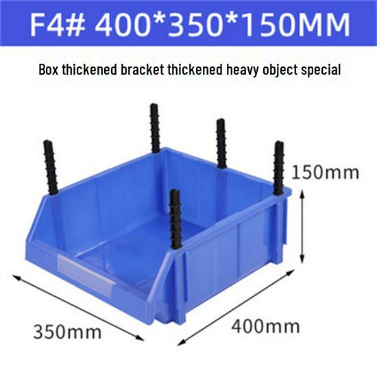 Thickened Modular Plastic Storage Box for Hardware & Electronic Components with Slanted Opening