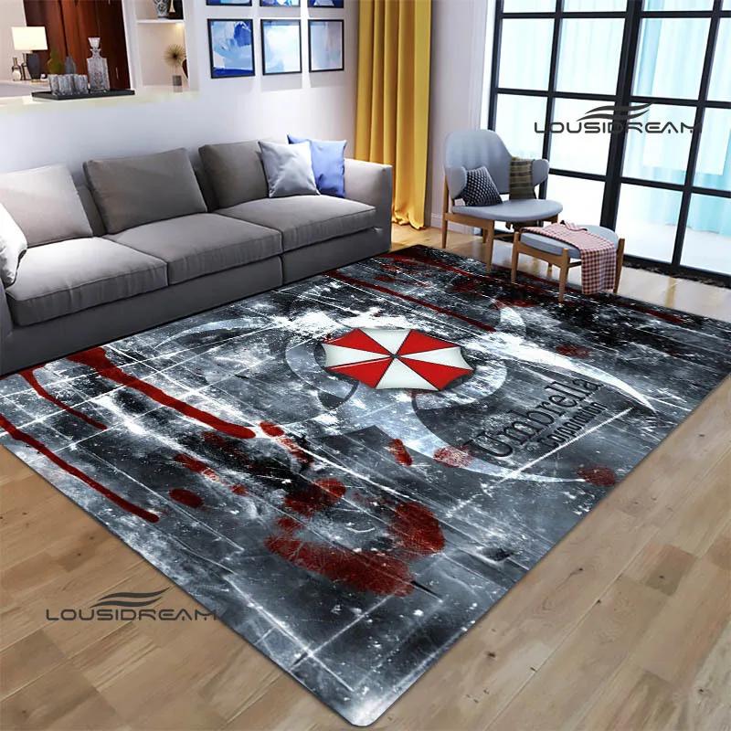 R-Resident Evil Umbrella Printed Carpet Non -slip Carpet Carpets for Living Room Area Rug Door Pad Bedroom Decor Birthday Gift