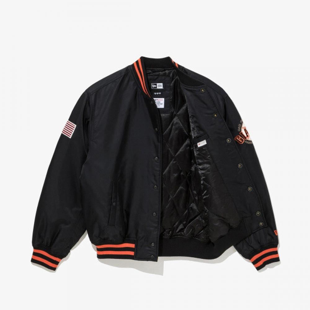 New Era Mlb Giants Authentic Stadium Jacket Black 14742059